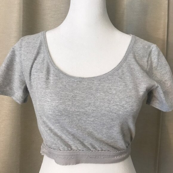 2 Danskin Activewear Tops - Flattering Fit - 1 in Grey, 1 in Black - Picture 1 of 5